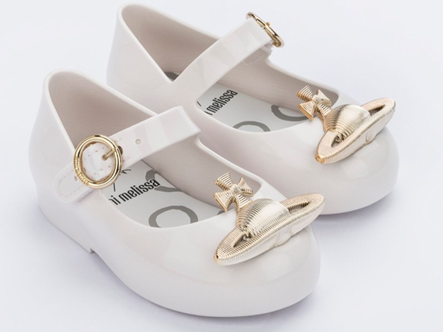 Bailarinas Mini Melissa Vivienne Westwood Sweet Love Orb Bebe - Blancas - Argentina JQT-307194